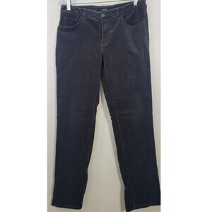 Chaps Corduroy Pants Womens Size 6 Straight Leg Boho Hippie Skater Classic Pants